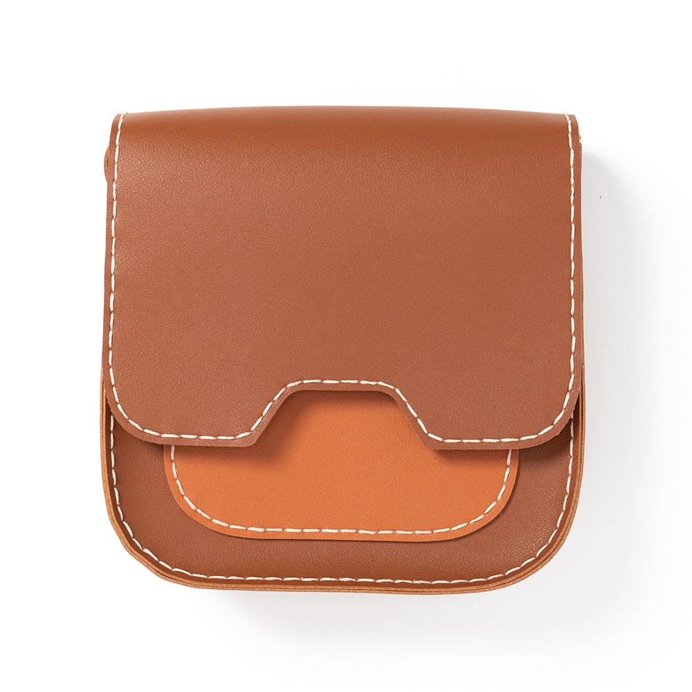 민화샵 가죽 가방 스퀘어 크로스백 만들기, 카멜 UDPLT0064, 1개 18,000원