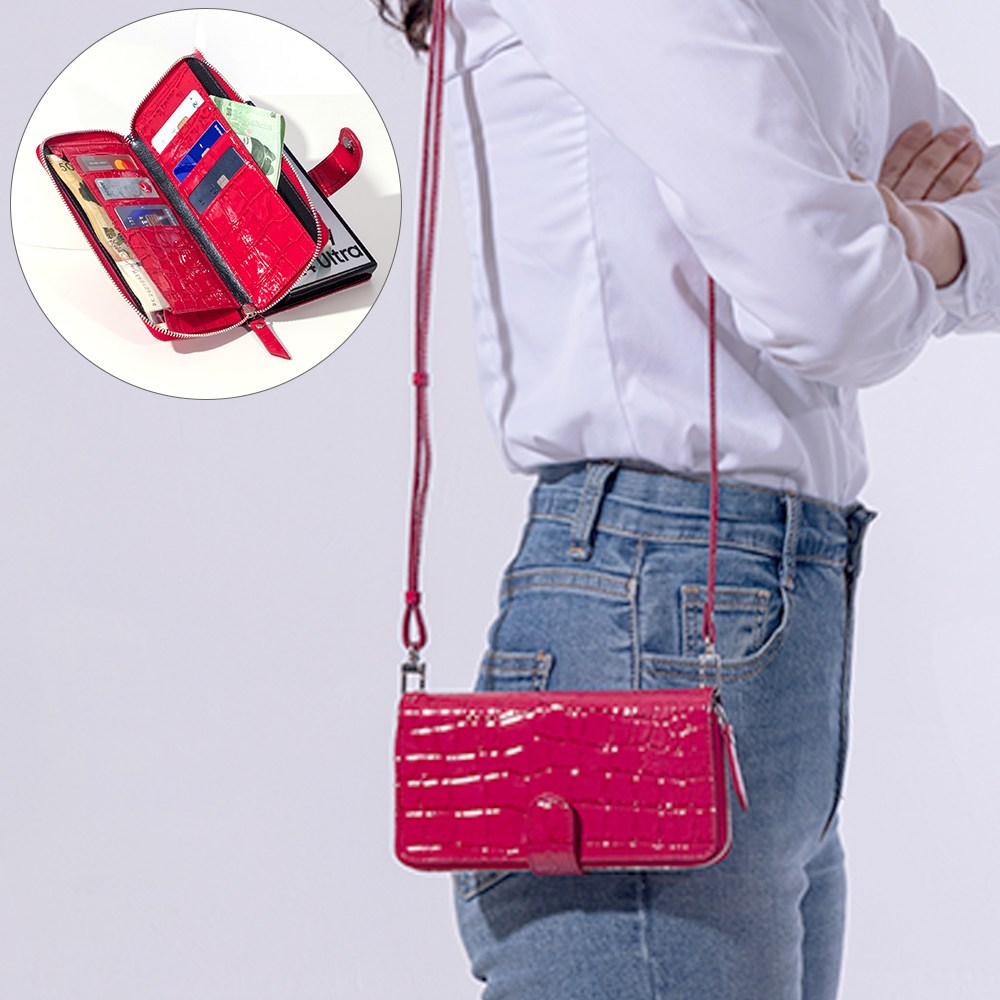 본아띠 헤레스 천연소가죽 지퍼 지갑 케이스 갤럭시 Z폴드6 전용 102,900원