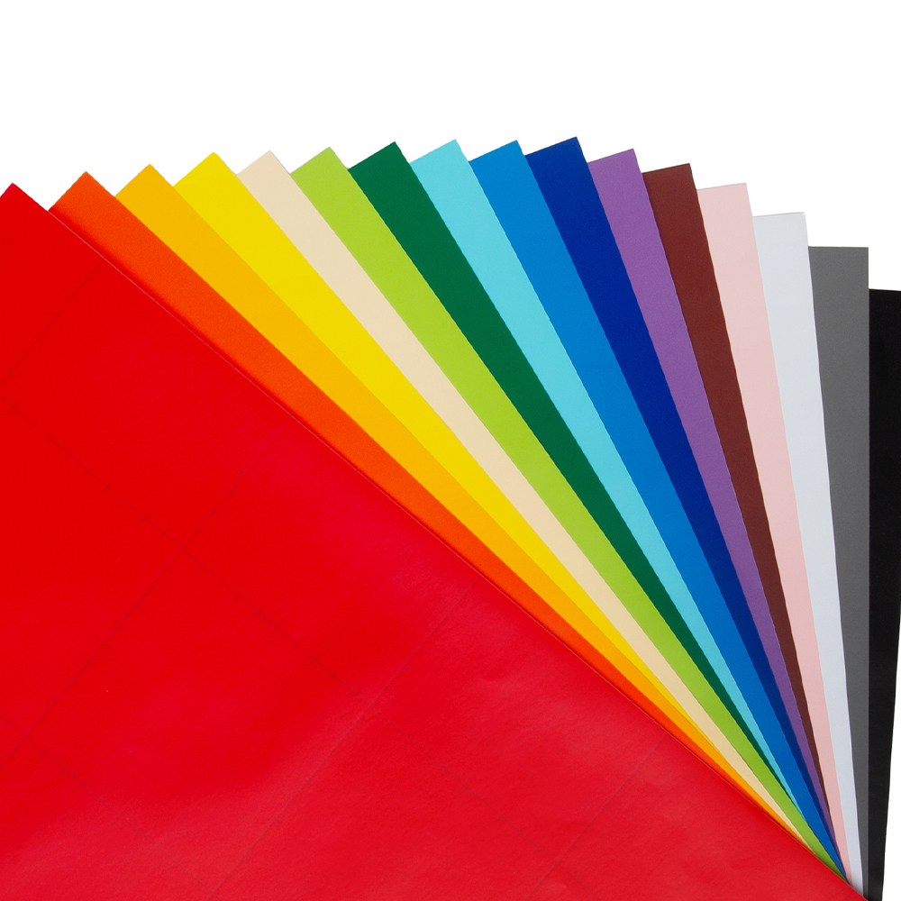 접착 단색 칼라시트지 유광 무광 A4 4절 50x50 혼합 색상 10장 (빨주노초파남보+검정,흰색,투명) 10,900원