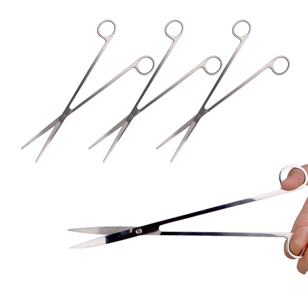 트리밍 스텐 수초가위 30cm 3개입 세트 수족관 조경 도구, 3개 9,900원