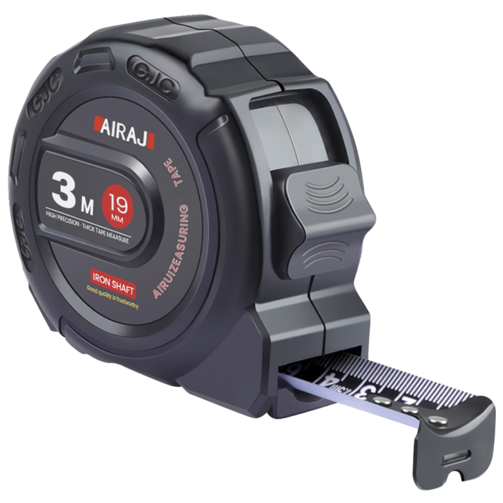 AIRAJ 영미터 다기능 시스템 줄자, 내마모성 자동 잠금 7.5m*25mm/5.0m*25mm/3m*19mm.0 오차는 다양한 상황에서 사용 가능합니다., 1개, 3m*19mm.1734 6,000원