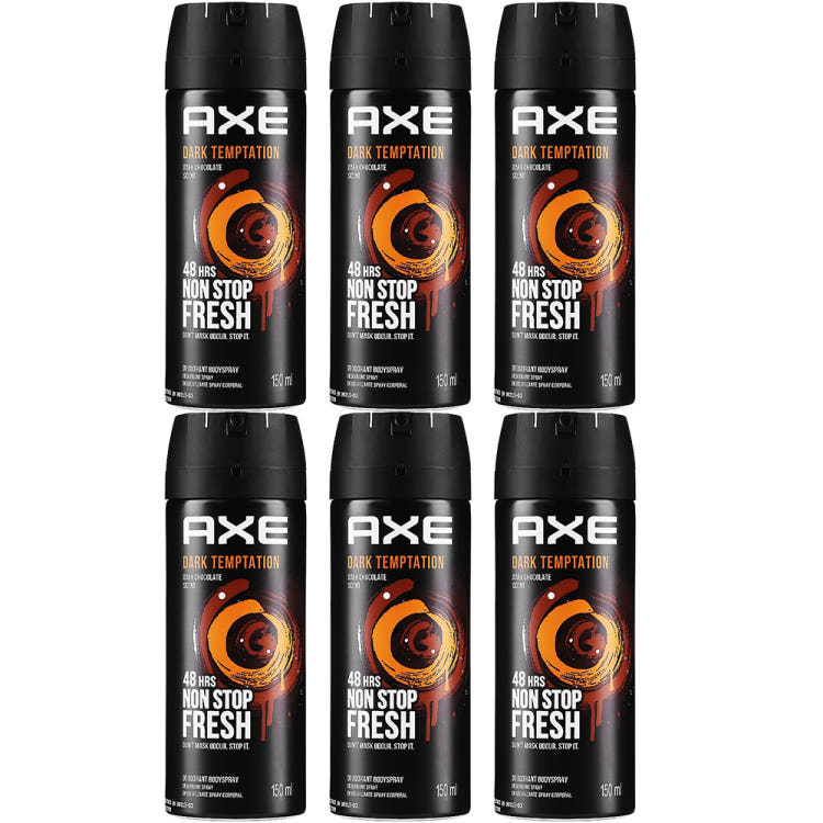 AXE 액스 바디 스프레이 데오도란트 다크템테이션150ml 6팩 34,740원