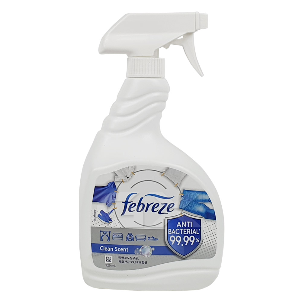 페브리즈 항균 깨끗한향 섬유탈취제 920ml 코스트코 옷땀냄새제거 향균 의류 침구스프레이 10,970원