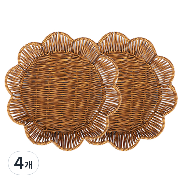 마켓피오 주방 플라워 모조 등나무 다용도 바구니 22,000원