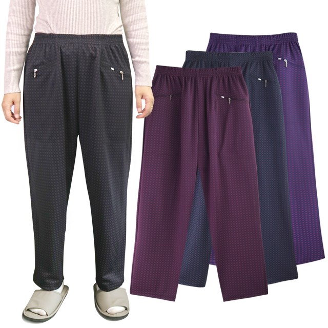 할머니 봄/가을 바지 국산 플라워 메모리 봄가을 밴딩바지 빅사이즈 고쟁이 몸빼 엄마 80대 요양원 19,900원