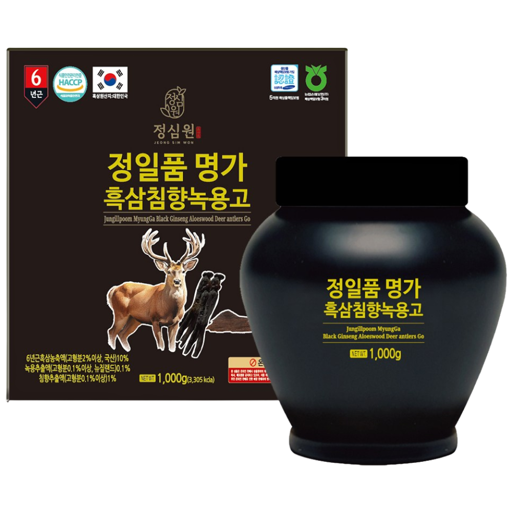 천왕삼 정일품명가 흑삼침향녹용고 + 쇼핑백 선물 232,460원