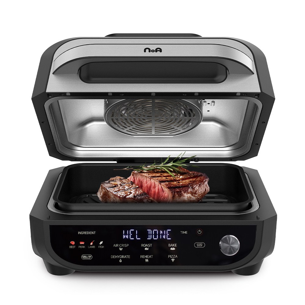 노아 저소음 그릴프라이어 대용량 에어프라이어 KC인증 에어그릴, 블랙 289,000원