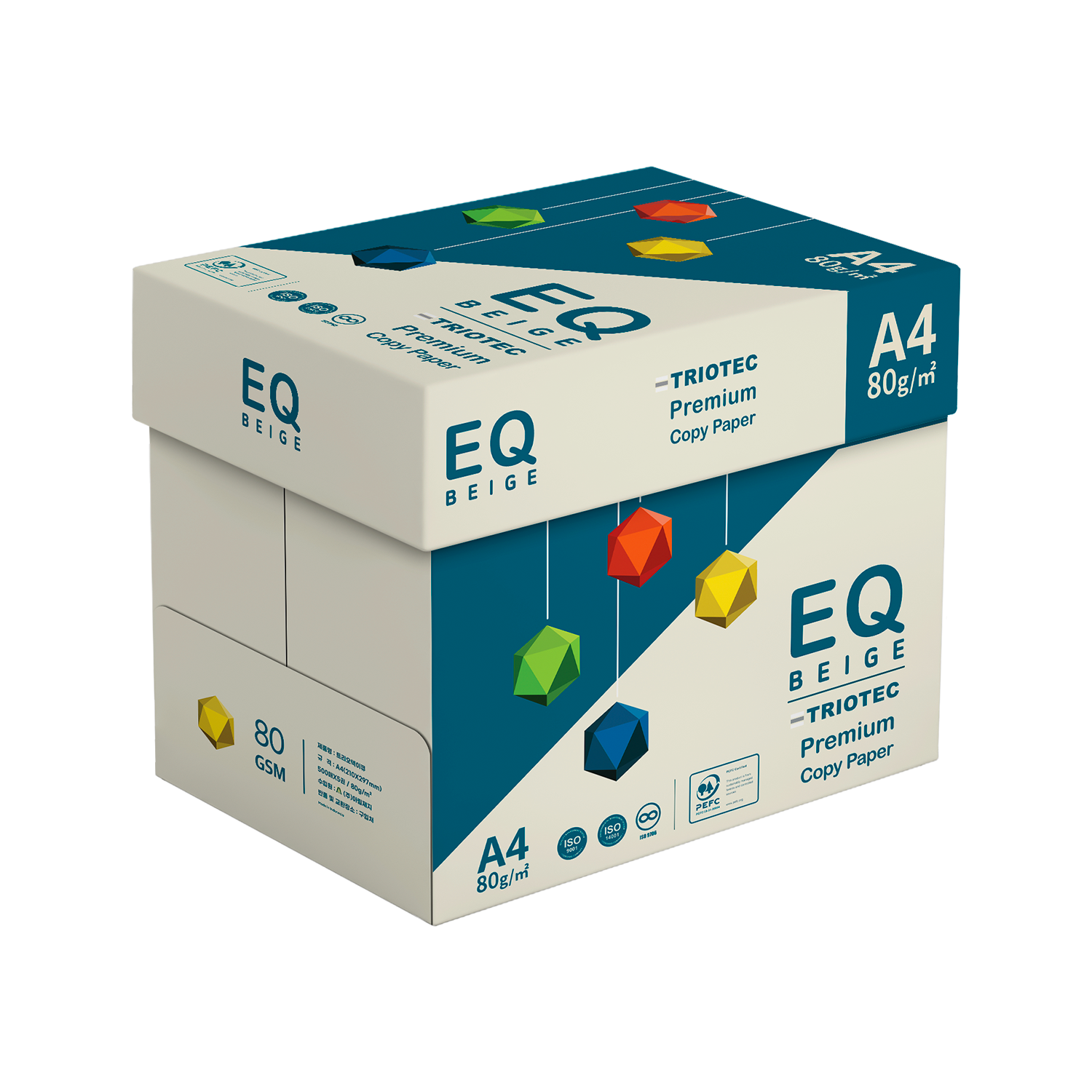 이큐베이지 EQ Beige 80g A4 용지 미색 에이포, 2500개, A4 19,800원