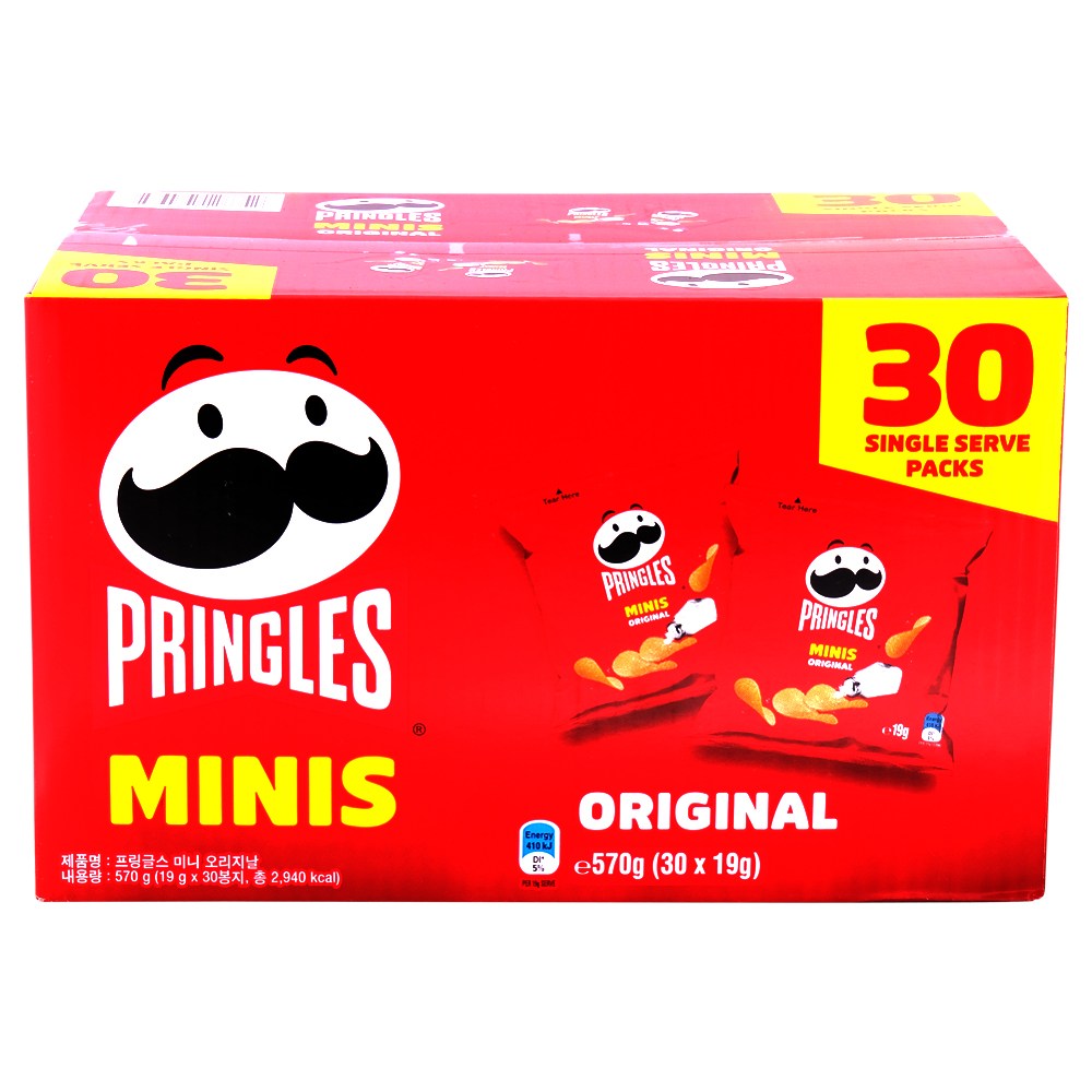 감자칩 개별포장 19g x 30 학교간식 감자과자 소포장 15,400원