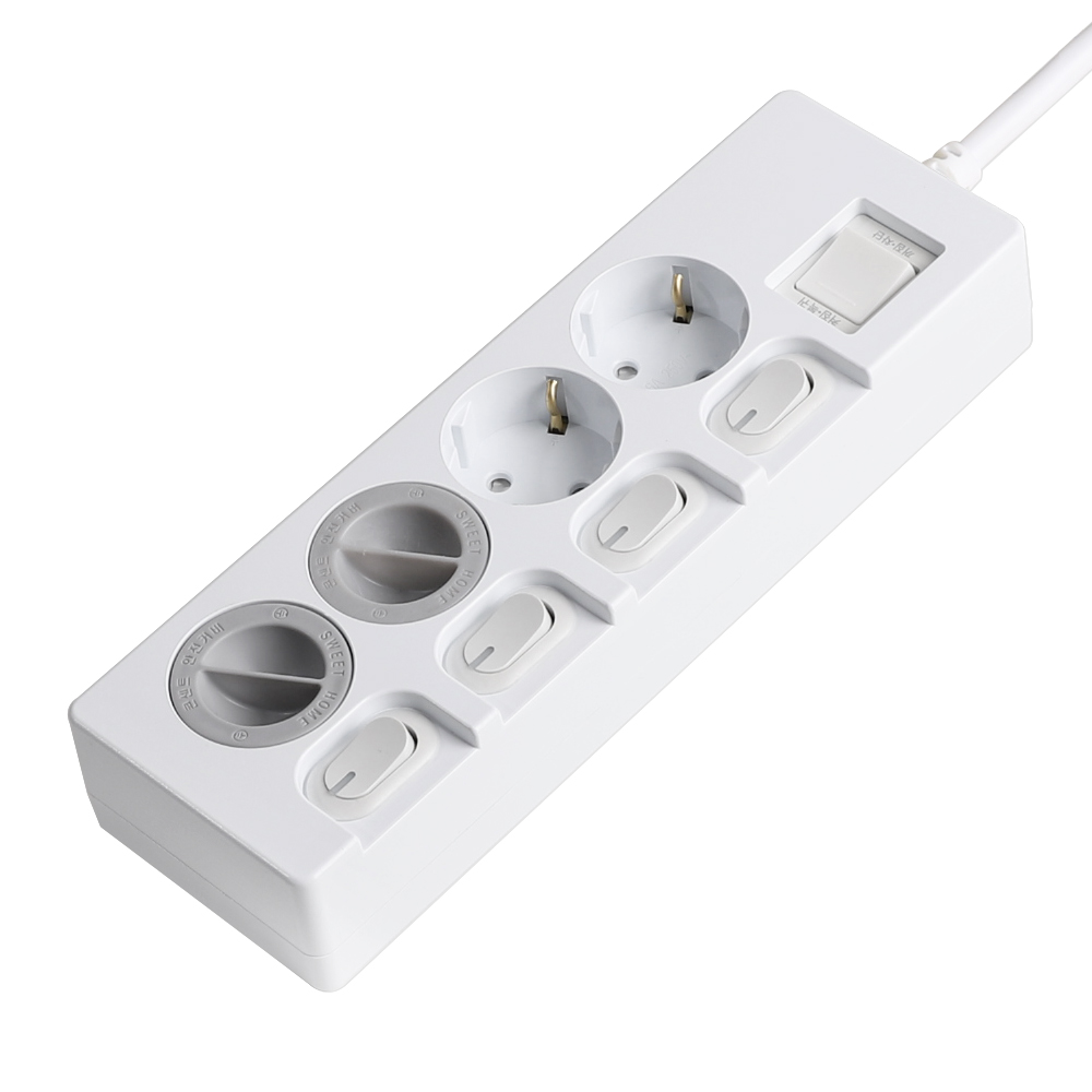 스윗홈 과부하차단 개별스위치 절전 멀티탭 4구+안전커버 2p 25,900원