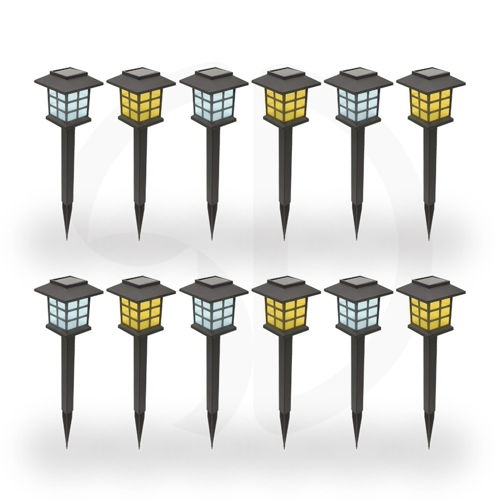 솔까든 태양열 미니격자등12개입, 흰빛6개+노란빛6개 28,900원