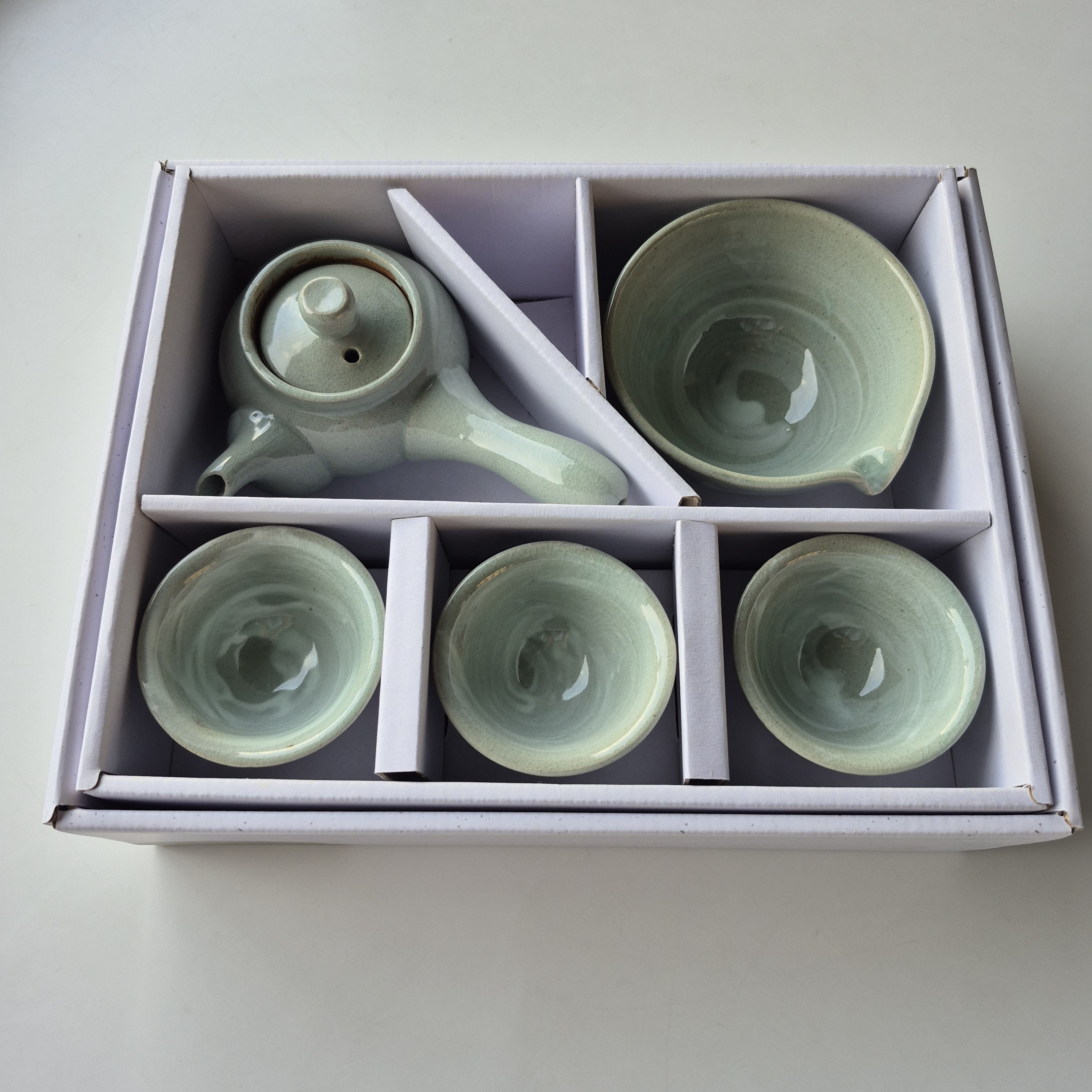 3인다기세트 분청 교육용 녹차 보이차 전통다도세트 여주도자기 40,000원
