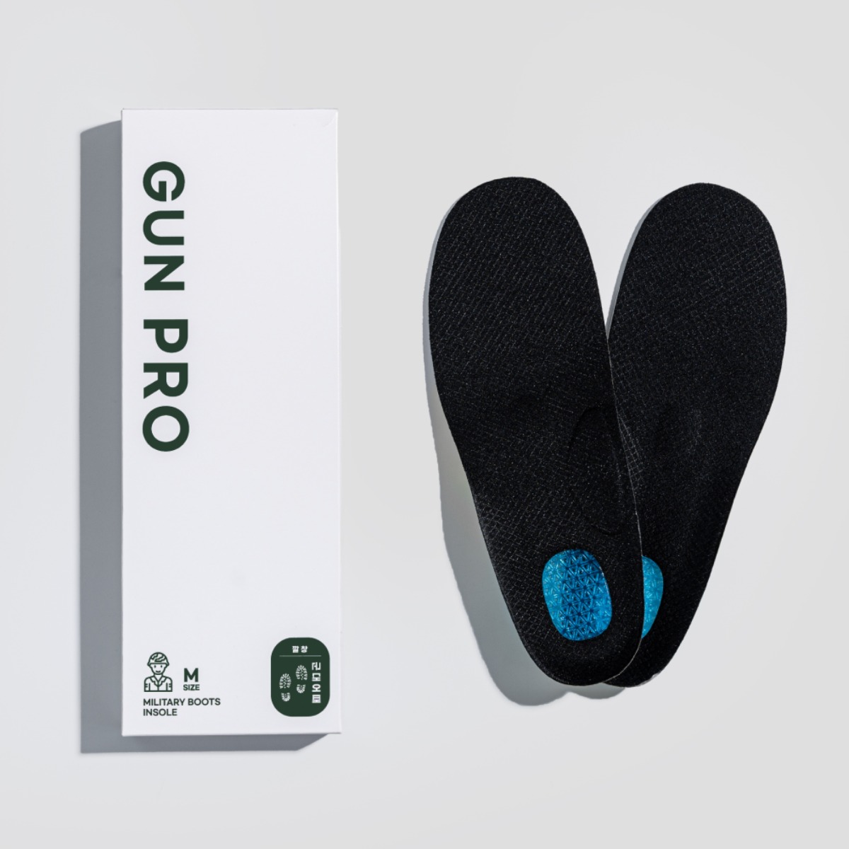 [푹신하지 않을시 100% 환불] 군대어때 군프로 군입대준비물 군대깔창 군화 군인 훈련소 평발 깔창 14,900원
