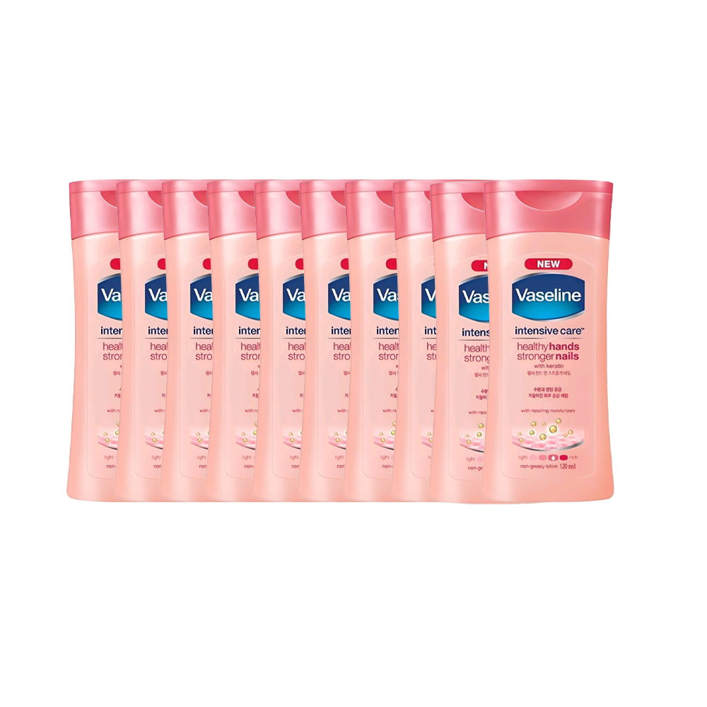 바세린 인텐시브 케어 헬씨 핸드 스트롱거 로션 120ml 판촉 단체 대량 11,900원