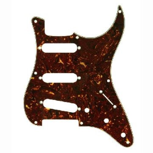 뮤즈텍 펜더 호환 픽가드 / 펜더 스트라토 캐스터용 픽가드  MPG-57 SSS TORTO / SSS/1V2T/Tortoies 20,000원