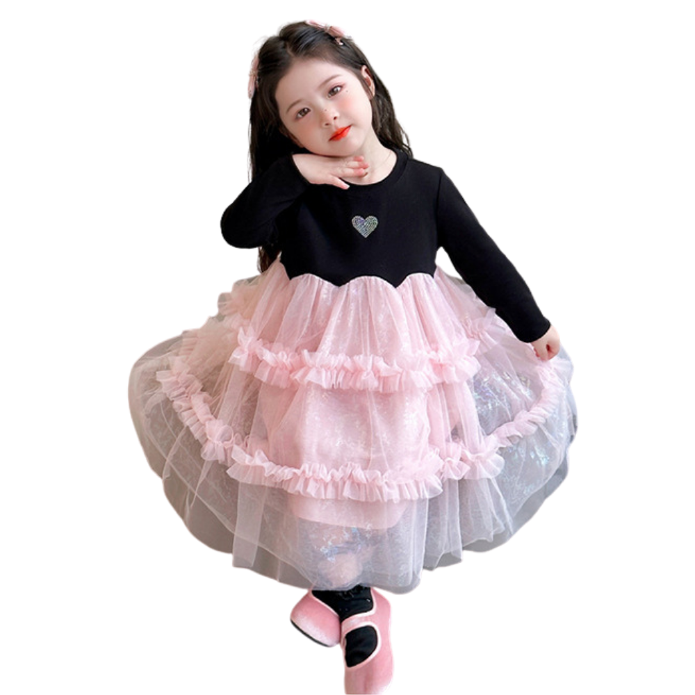 상상키즈 여아 샤 튤 드레스 하트 포인트 원피스 41,180원