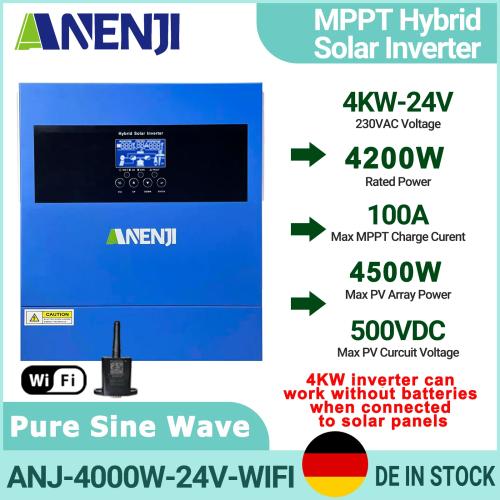 하이브리드 태양광 인버터 순수 사인 오프온 그리드 컨트롤러 MPPT PV 500V 지지대 통신 11KW 48V 230V 4KW 24V 502,510원