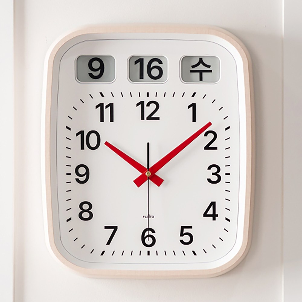 플라이토 이잉크 캘린더 달력 플립 인테리어 무소음 벽시계 149,000원