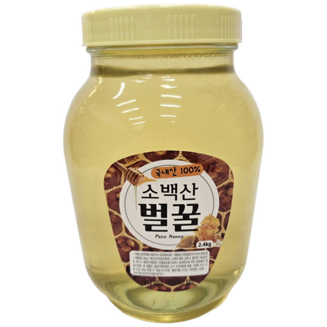 소백산 벌꿀 사양 아카시아꿀 2.4kg 1병, 2.4kg, 2개 50,000원