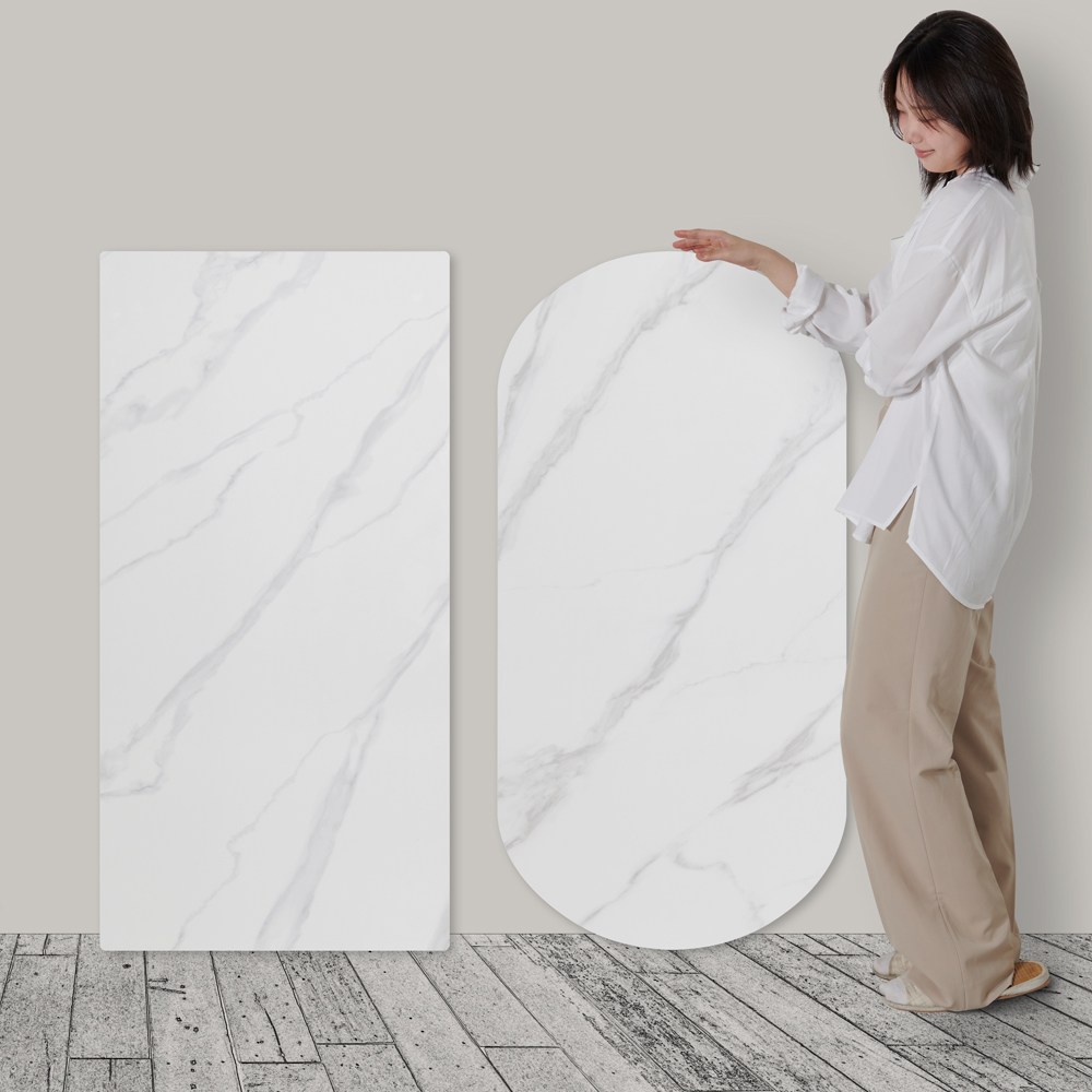 달리빙앤 식탁 테이블 포세린 세라믹 상판 교체용 타원형 사각 1200 1400 39,900원