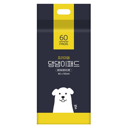댕냥이 프리미엄 댕댕이 배변패드 베이비파우더향, 60개입, 1개 15,890원