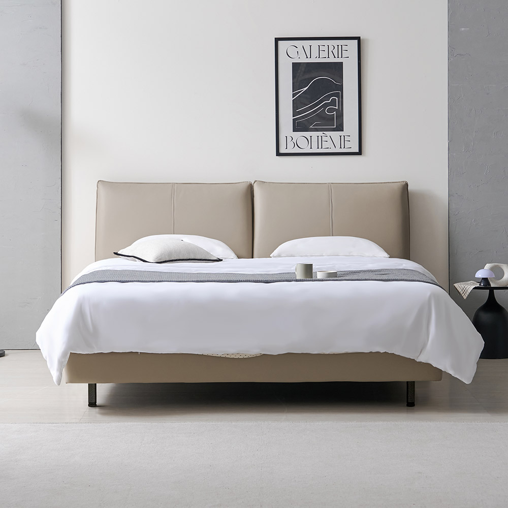 라로퍼니처 브리튼 1800 가죽 호텔식 침대 LK + 독립 매트리스 포함 799,000원