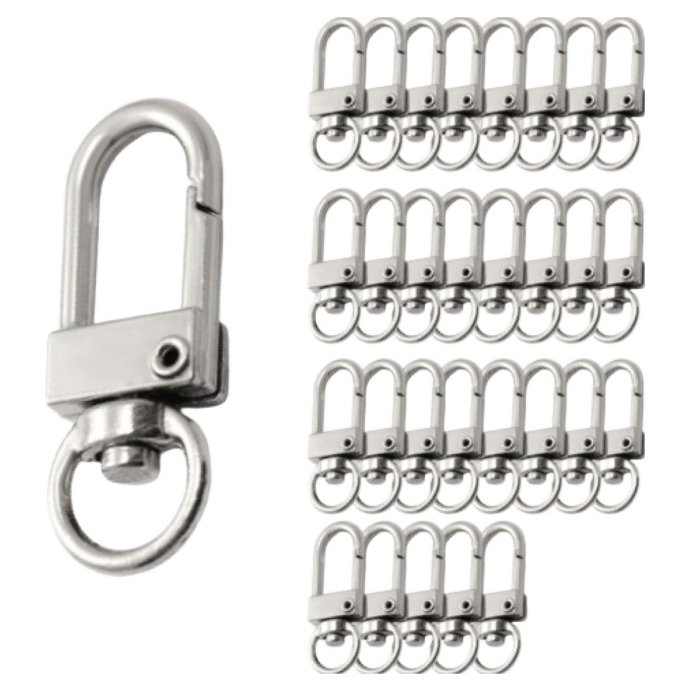 밝은리빙 액세서리 키링 부자재 D고리, 니켈, 30개 5,100원