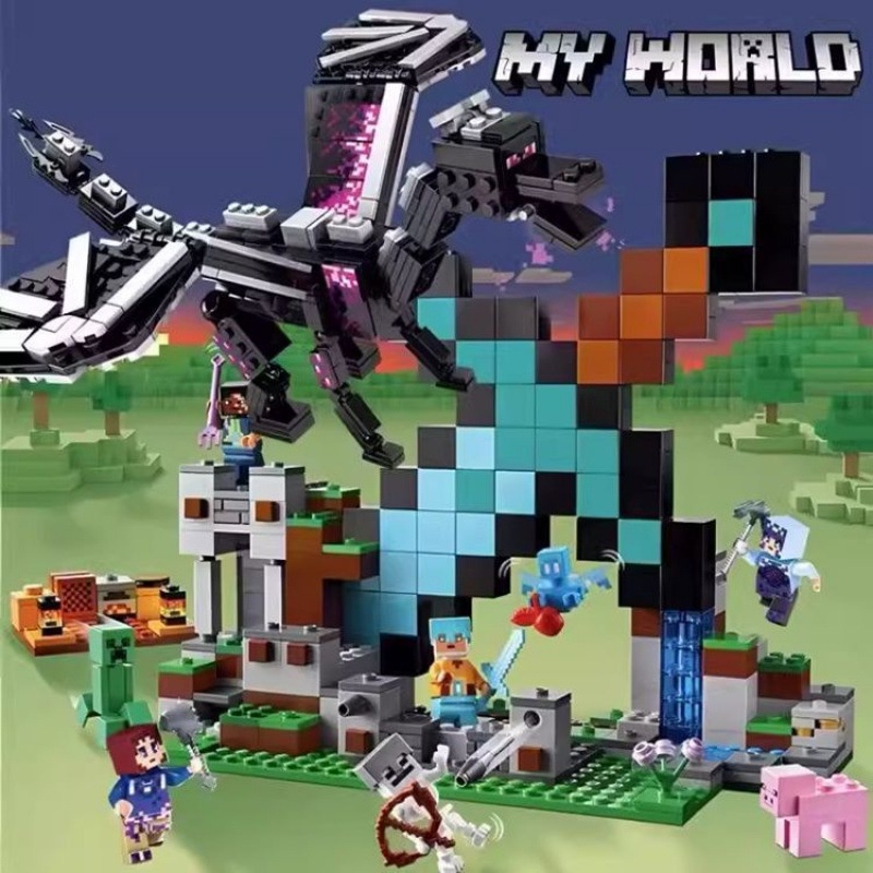 마인크래프트 엔더드래곤 결전 검 전초기지 블록 조립 장난감 32,680원