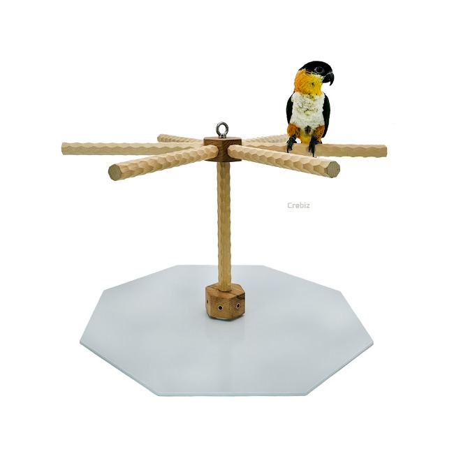 육각 우드 그립 앵무새 놀이터 횃대 소,중,대 놀이 전시 69,000원