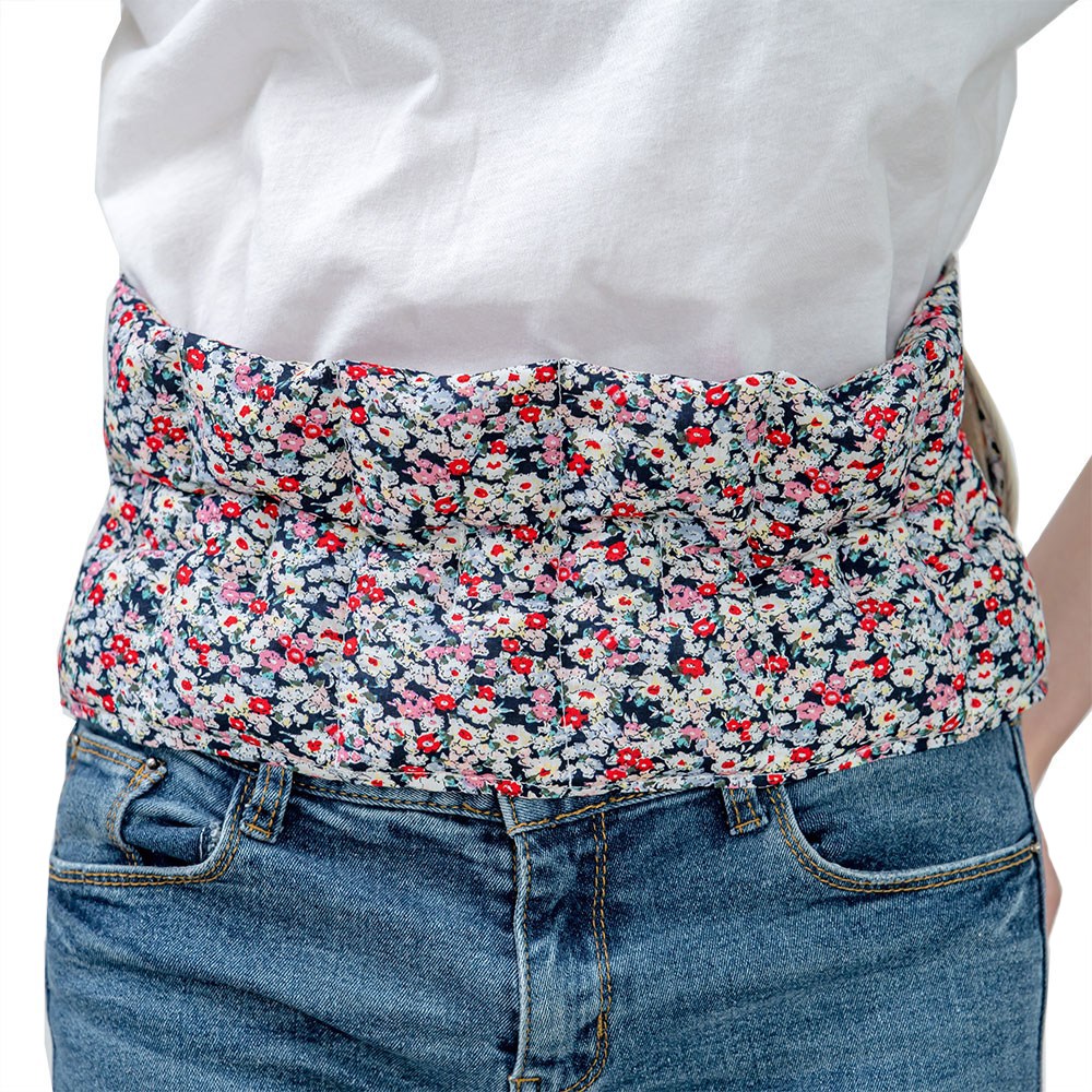 레드빈 곡물 복대형 허리찜질팩, 백일홍 커버, 1개 29,800원