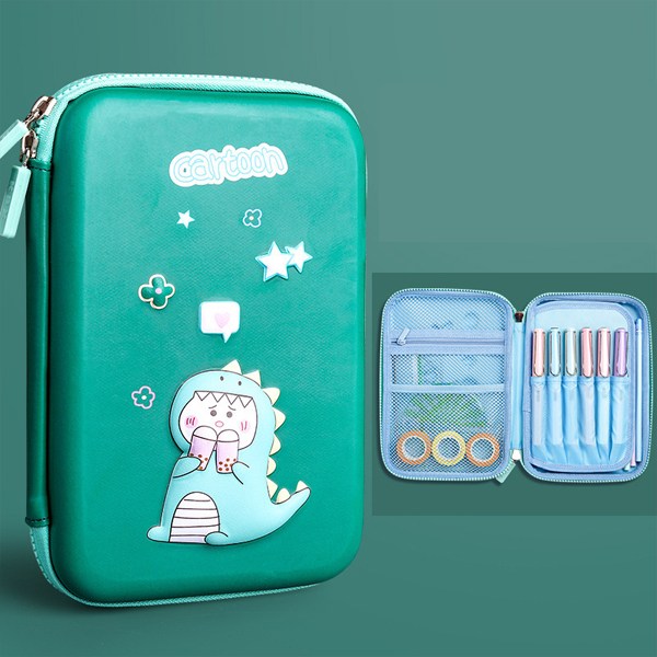 귀여운 fooi EVA 대용량필통 입체 빅파우치 학생 펜케이스 5시까지 오늘출발, 1. 그린, 1개 12,800원