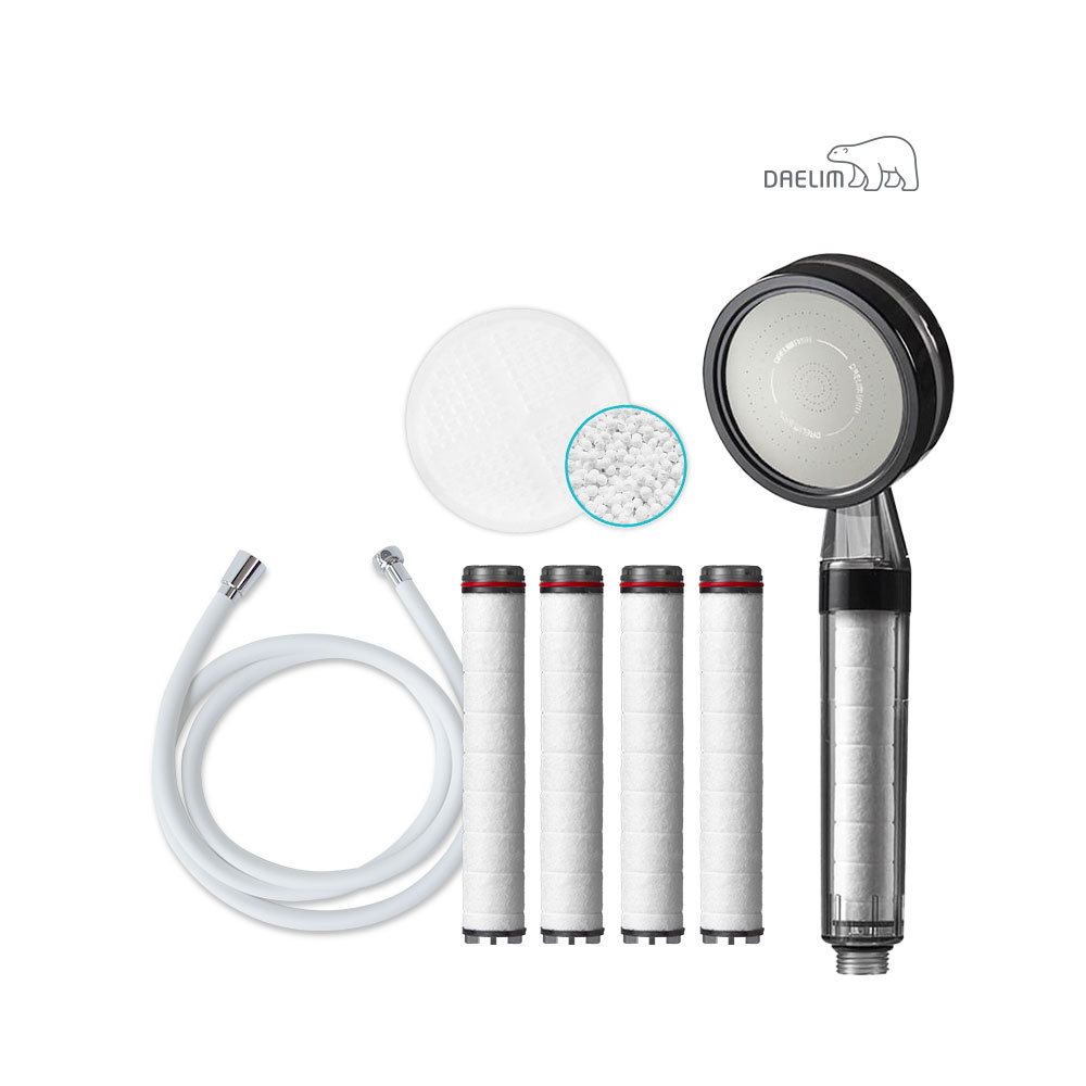 대림바스 샤워기 풀셋트(샤워기+리필필터+세라믹볼+샤워호스(화이트)SET) 62,100원