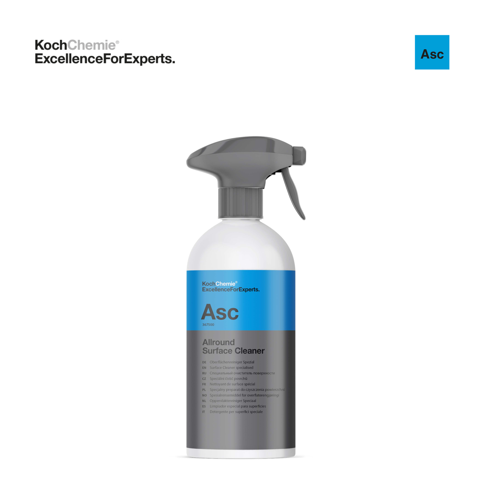 코흐케미 올라운드 서페이스 클리너 500ml 367500 카케어 자동차용 실내외 대시보드 유리 무잔류 27,600원