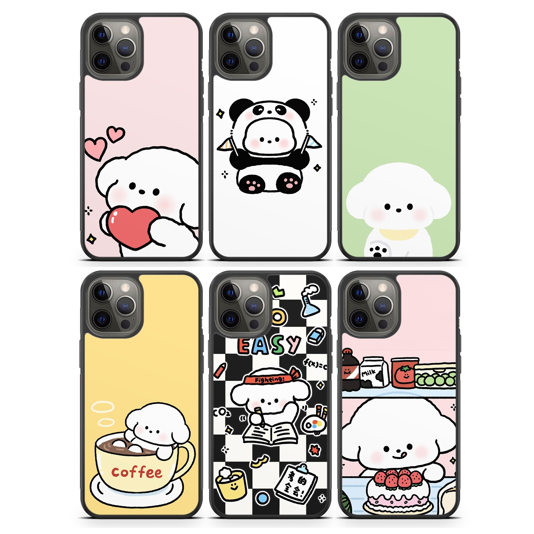 갤럭시S22 S22+ S22울트라 귀여운 푸들 강아지 전기종 범퍼 케이스 13,400원