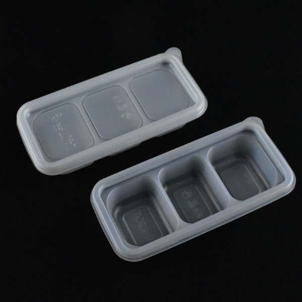 일회용3칸소스용기 BFP-1407 직사각3칸반찬용기 100세트(원색) 15,600원