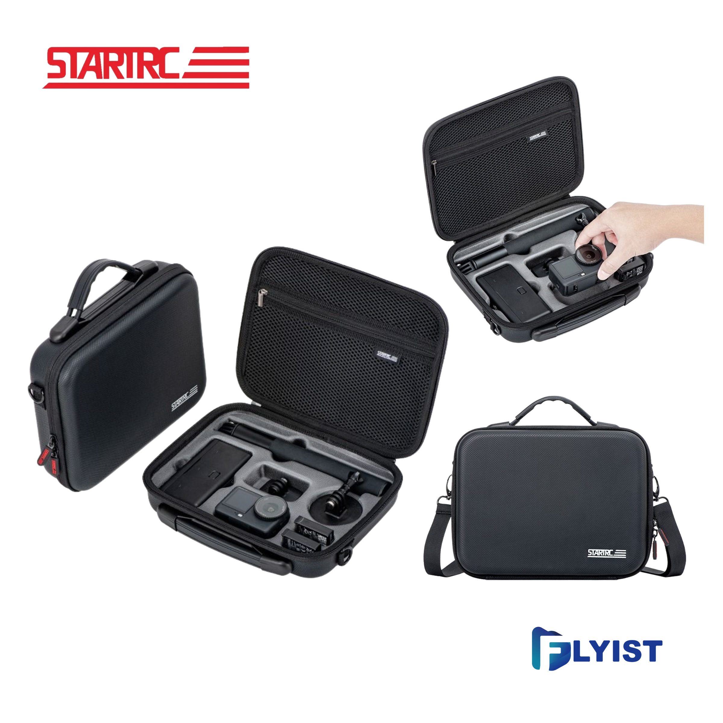 [STARTRC] DJI 오즈모 액션6 어드벤처 콤보 전용 하드쉘 숄더백 (휴대용 올인원 케이스) DJI OSMO ACTION 6 - 신제품 출시 41,900원