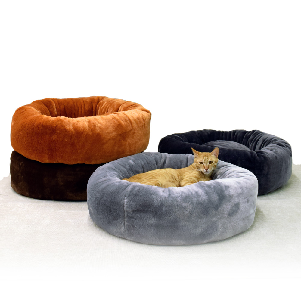 마벨러스홈데코 따뜻한 밍크 촉감 강아지 고양이 애견 쿠션 분리형 원형 35,900원