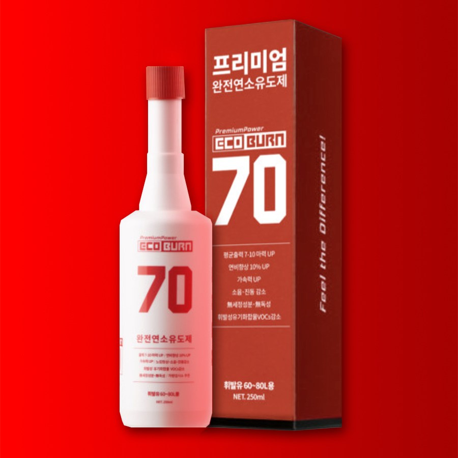 에코번 프리미엄 완전연소제 연료첨가제 가솔린전용 G70 10병묶음, 가솔린/휘발유, 1개 220,000원