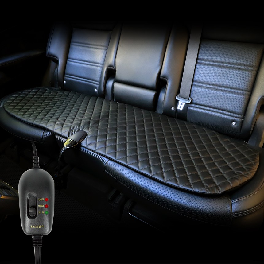 카모아 퀼팅 차량용 열선시트(12V) 뒷좌석 온열매트 자동차 겨울시트, 카모아 퀼팅 온열매트(뒷좌석-12V), 1개 37,000원