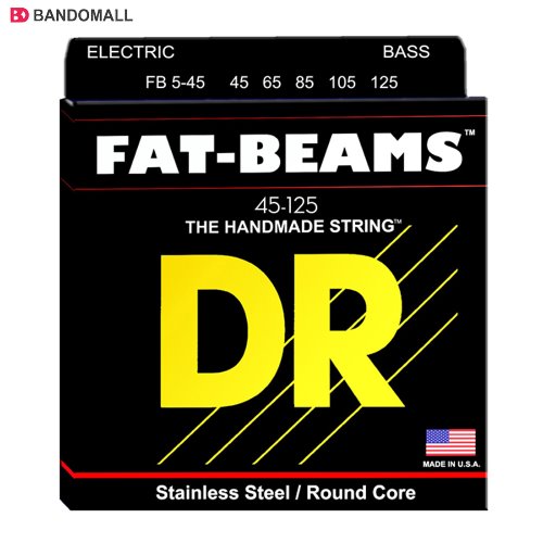 DR 베이스기타줄 5현 팻빔 Fat beam 45-125 54,000원
