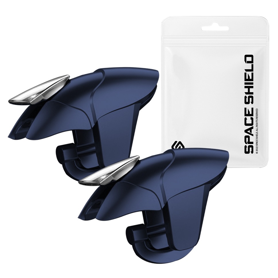 스페이스쉴드 스마트폰 호환 바이퍼 모바일 FPS 게임 사격 게이밍 4핑거 트리거 좌우세트, 미드나잇블루, 1세트, 단일상품 12,130원