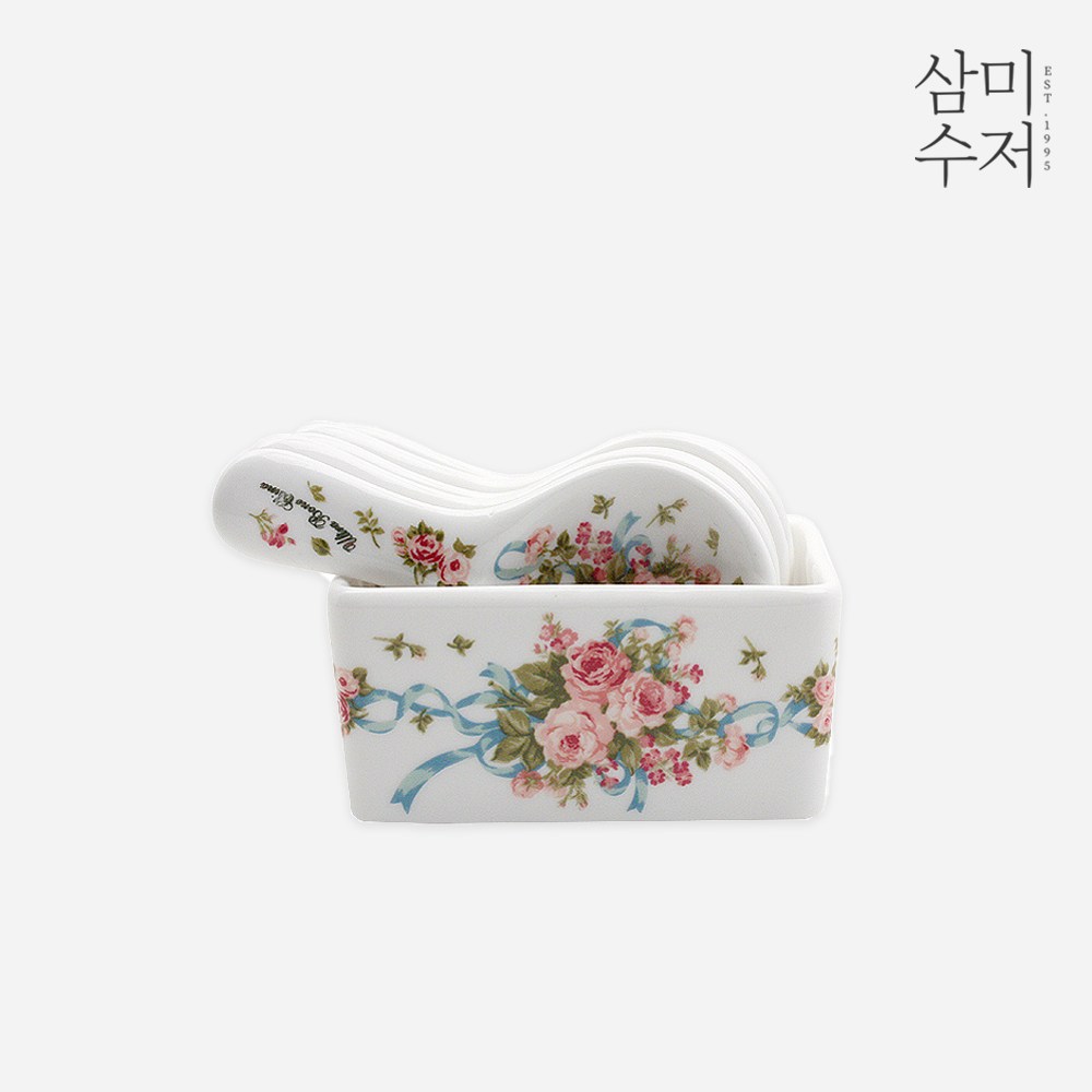 국내생산 삼미 울트라 본차이나 도자기 잉글랜드 원형수저받침 6종세트, 화이트, 1세트 28,900원