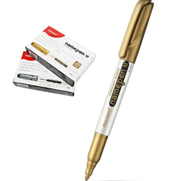 MONAMI) 모나미 네임펜 M 금색 굵은 글씨용 12자루1타 79000EA 1EA 24,320원