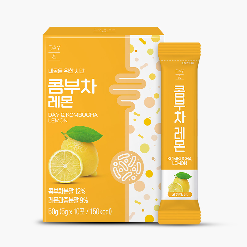 참앤들황토농원 데이앤 콤부차 레몬맛, 5g, 10개입, 1개 3,900원