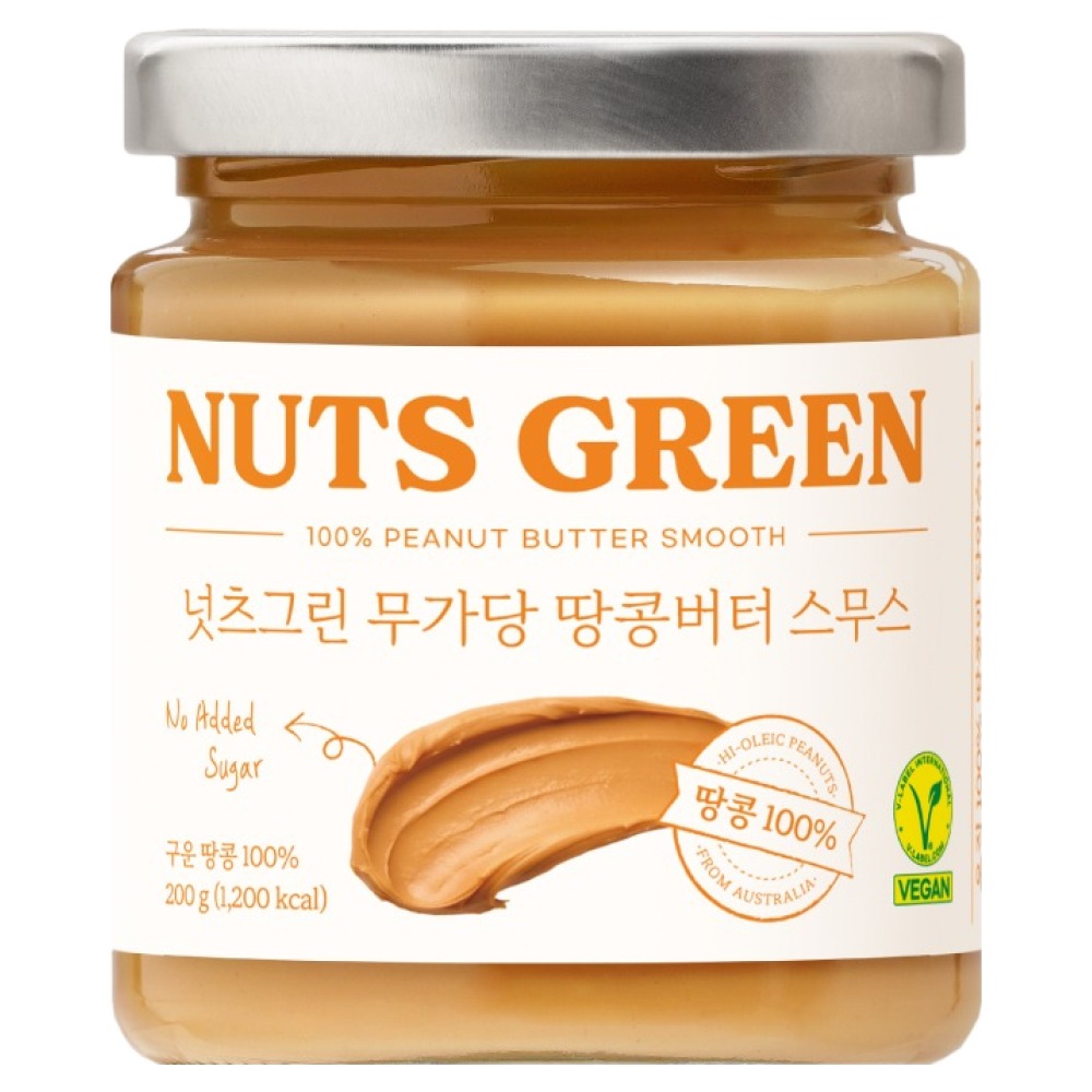 넛츠그린 무가당 땅콩버터 스무스, 200g, 1개 8,800원