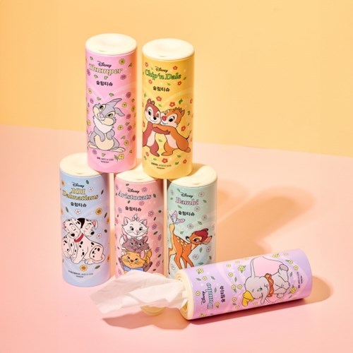 슬림티슈 6P 컬러링 [쑥쑥 창의력이 쑥쑥 자라는 공룡티슈 만들기] / 슬림티슈 차량용티슈 휴대용티슈, 1세트, 6개입 14,000원