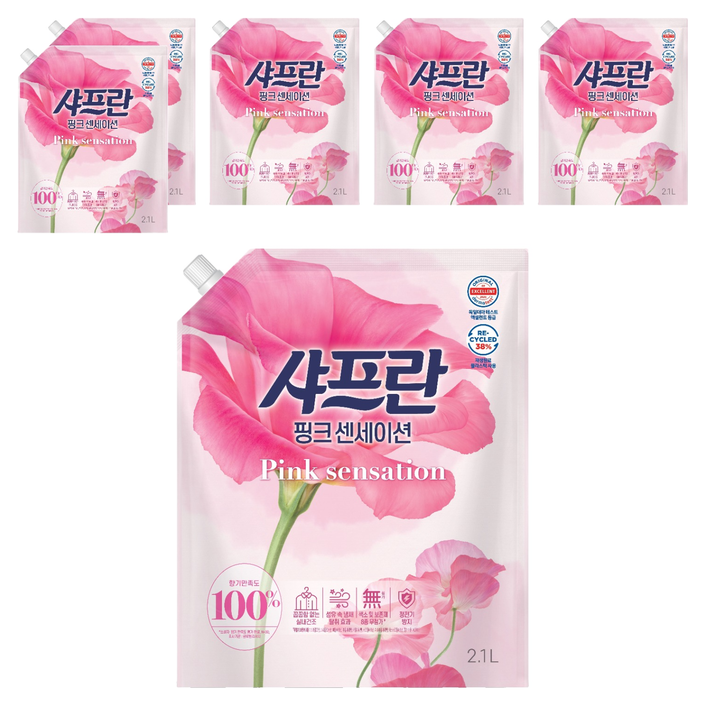 샤프란 섬유유연제 핑크 센세이션 리필 16,000원