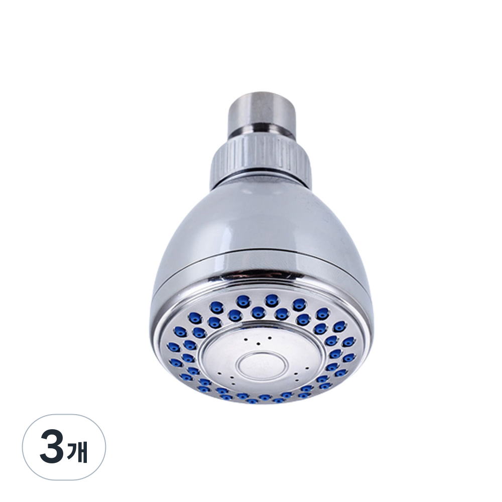 대샤워헤드 V2 사우나 호텔 헬스장 욕실 천정 샤워기, 3개, 실버 15,000원