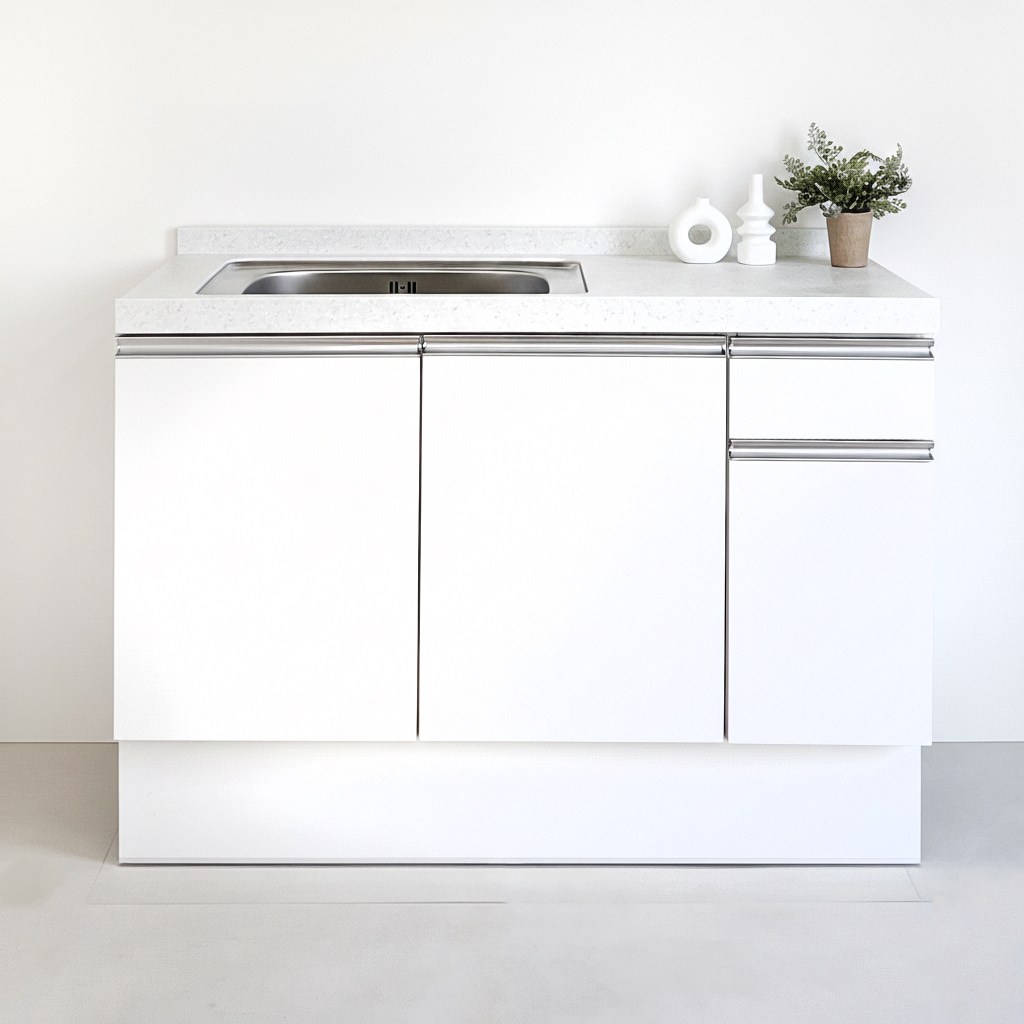 지안데코 인조대리석 싱크대 E0 PET 5컬러 하부장 324,000원