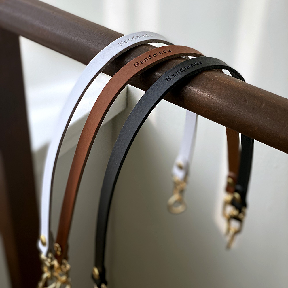 핸드메이드 이태리가죽 핸들 스트랩 6color 국내 자체제작 7,800원